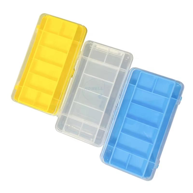 HOWELL 11 Grid Double-Sided ABS Fishing Lure Box 20.6*10.7*4.3cm Tackle Accessory for Lake and River Storage