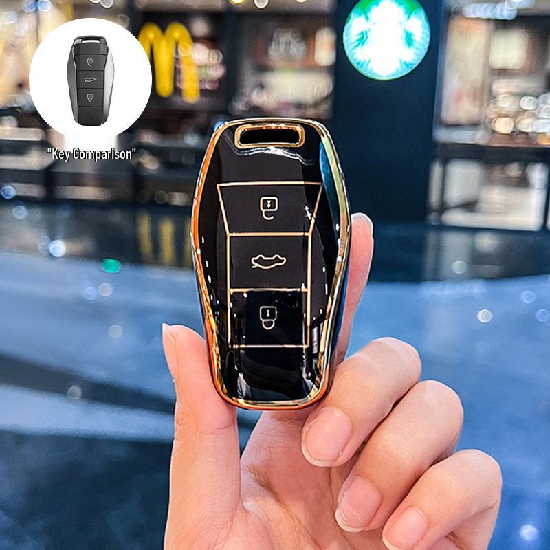 Compatible Key Case for JAC Yiwei 3, Aipao T, Sihao e10x, Huaxianzi X8Plus, and Car A5 Models (2023)