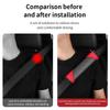 UMEG7 2pcs Car Seat Belt Shoulder Pad PU Leather Decoration for Mercedes Benz CLA CLE GLC GLK ML W222 W210 W211 W124 W176 W203 W204