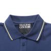 VERSACE JEANS COUTURE SS25 Polo Shirt Men's Marine Blue 78GAGT00-CJ01T-G83