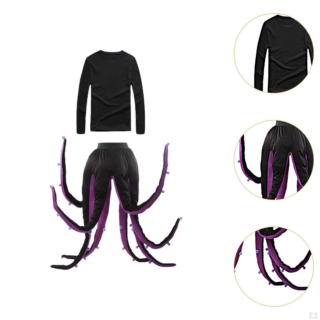 Octopus Costume Novelty Long Tentacles Animal Cosplay for Women Dress Up