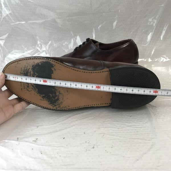 Vintage USA 70s-80s Weyenberg Massagic Leather U Tip Goodyear Welt Dress Shoes Size 10.5D 28.0cm Brown(USED)