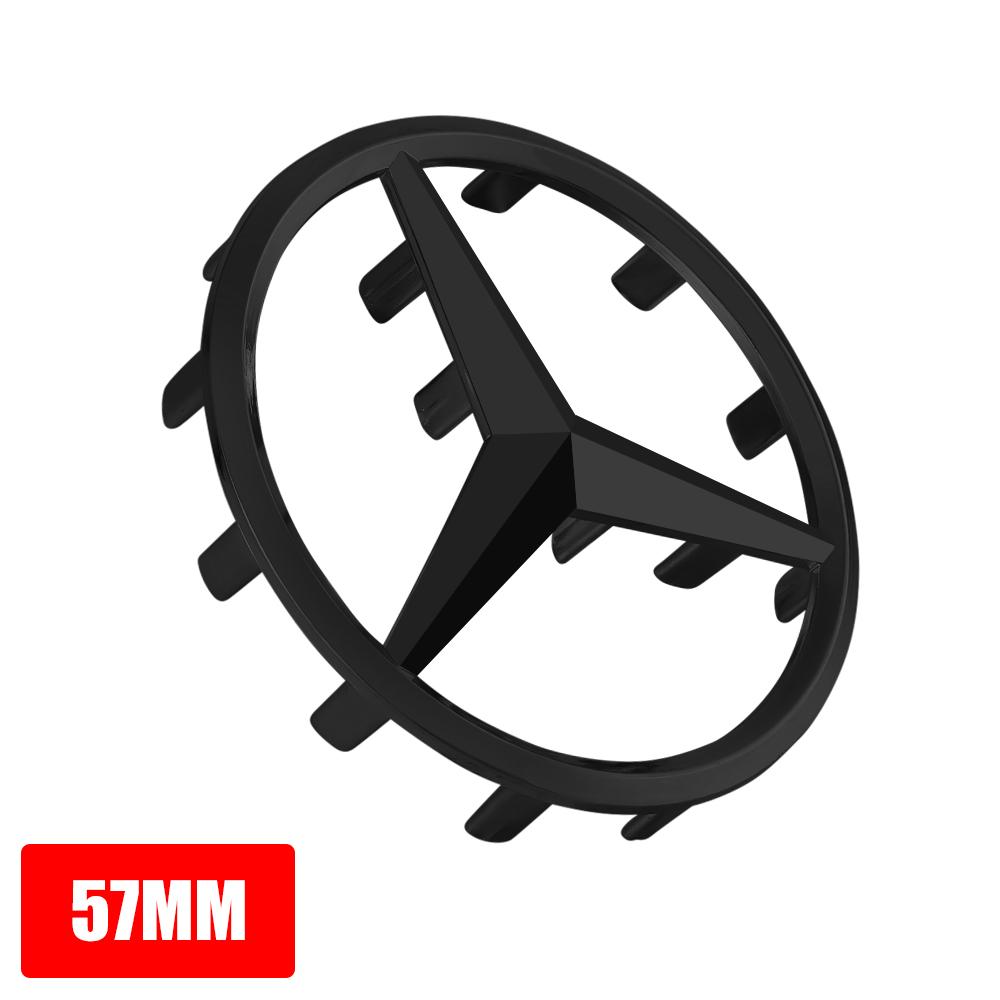 ABS 52mm 57mm Car Steering Wheel Logo Badge For Mercedes Benz C E S Series CLA CLS W212 W205 W204 Emblem Styling Accessories