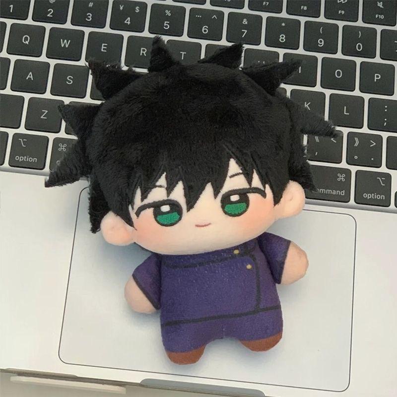 10cm JJK Fushiguro Megumi Peluche Bambola Anime Mini Megumi Fushiguro Peluche Corpo Portachiavi Giocattoli Fan NATALE Regalo di Compleanno