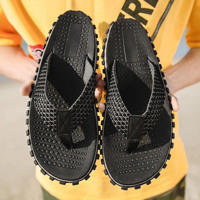 

Flip Flops Flat Male Slipper Slides Men s Shoe Eva Rubber Outdoor Shiatsu Designer Luxury Comfortable Summer Sale Elegant Y2k 45