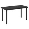 Sofa Table Set 7 pcs PE Rattan and Powder Coated Steel
