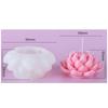 M-Modern-Simulation Lotus Candle Silicone Mold Blossom Flower Soap Fragrance Ornaments Making Chocolate Cake Decor Gift