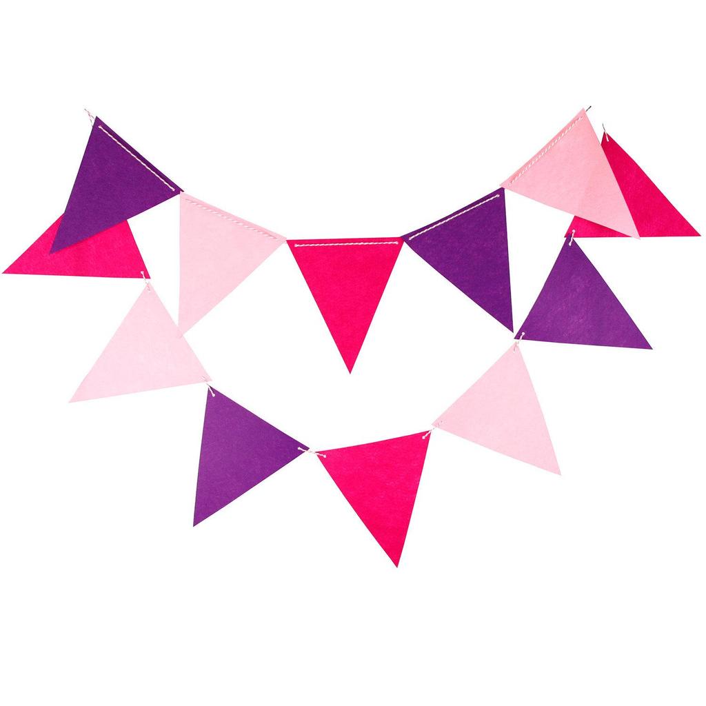 Bunte Feiertagsfilz DIY Wimpelgirlande - Thanksgiving, Halloween, Weihnachten, Geburtstagsdekorationen