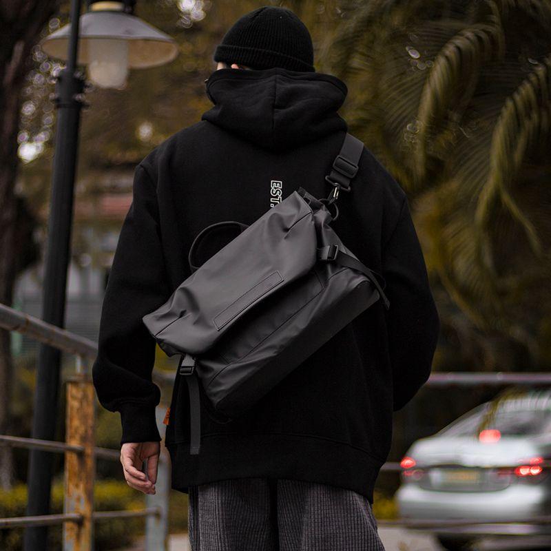 

Lshstore Trendy Japanese Style Messenger Sports Crossbody Bag Black (collection plus purchase priority delivery)