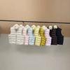 Autumn and Winter New Design Sense White Duck Down Down Vest Women's Short Fashion Casual Ribs Jacket