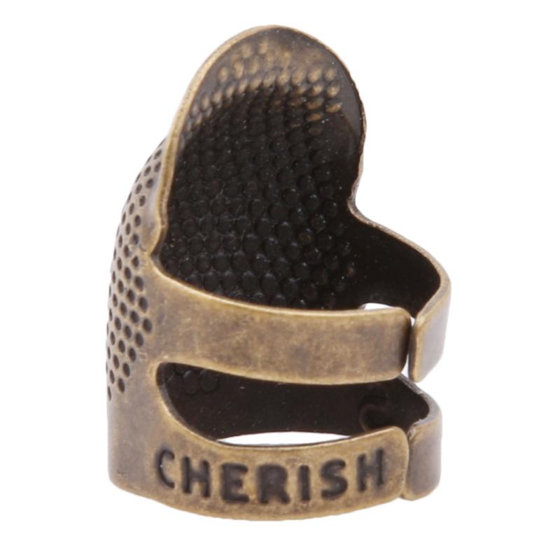 

Retro Finger Protector Thimble Ring Handworking Needle Thimble Needles Craft DIY Household Sewing Tools Accessories M-1PC