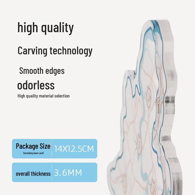 Benutzerdefinierter 3D Xi'an Stadt Acrylkarte Kühlschrankmagnet - Kulturelles & Kreatives Souvenir