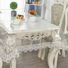Transparent PVC Table Mat Nordic Style Minimalist Lace Decoration Waterproof Oil Resistant Easy Maintain Soft Crystal Desk Cloth