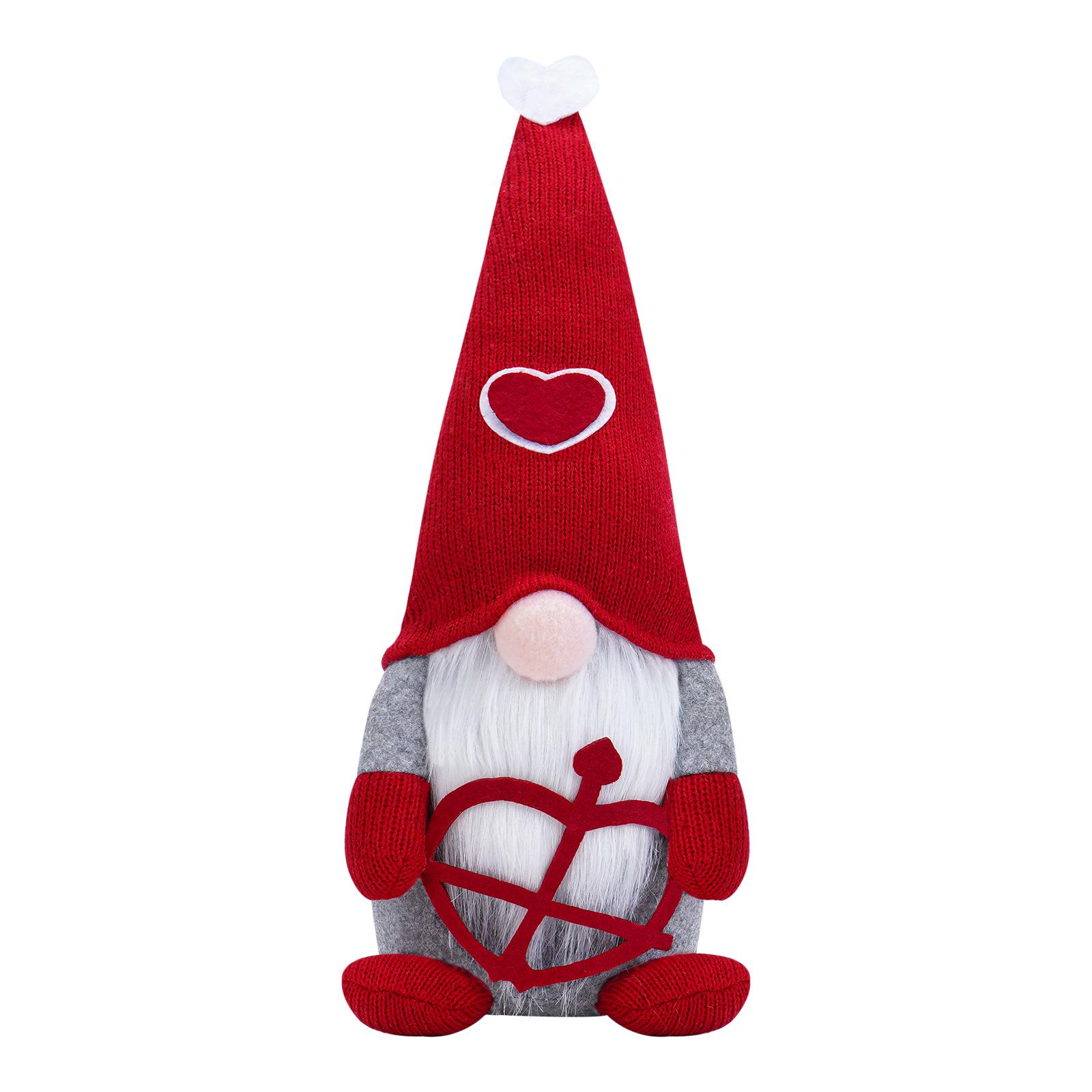 Valentine s Day Faceless Cupid Love Couple Gnome Doll Ornament