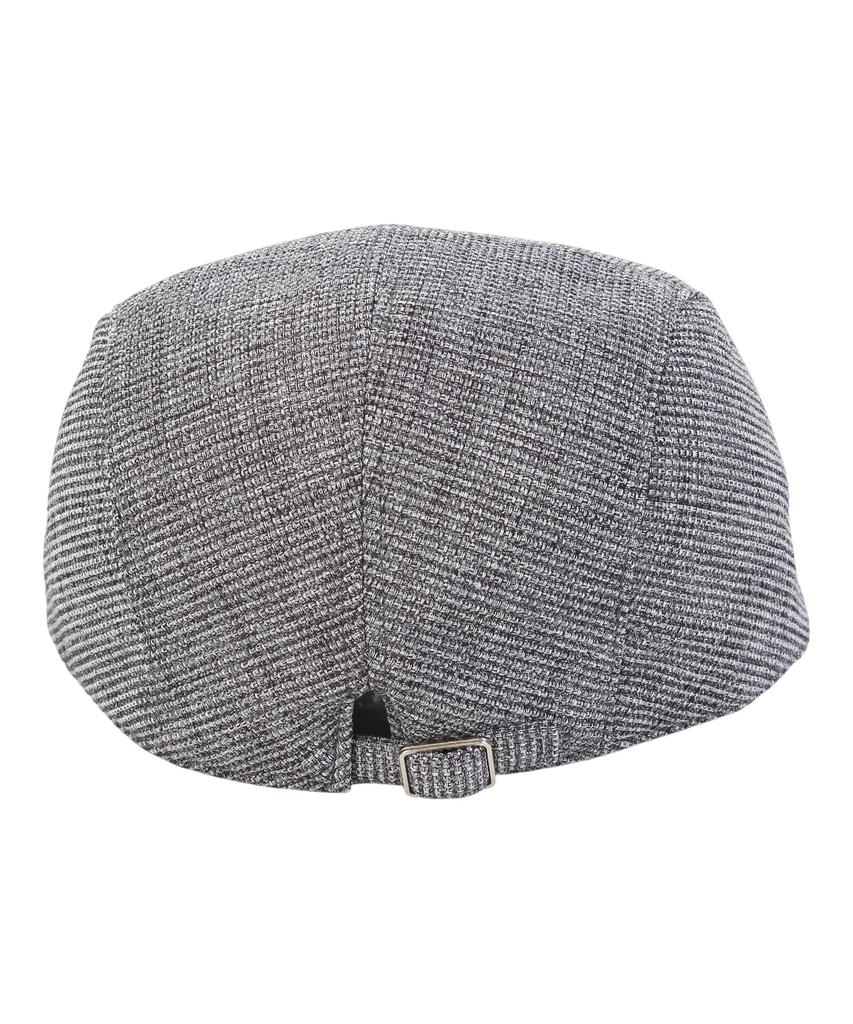 Small Check Gray Hunting Cap
