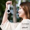 100 Speed Handheld Fan With Digital Display 1800mAh Long Battery Life Portable For Outdoor Sports Daily Commute