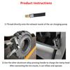 Portable Inflatable Pump For Car Tire Air Chuck Compressor Tire Inflator Tire Chuck With Barb Connector For Hose Repair
