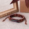 Wristbands Adjustable Bracelets PU Leather Women Rope Bangles Jewelry Charm Guitar Bracelets