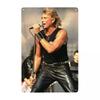 Segni Metallica Vintage Johnny Hallyday Personalizzati Cantante Rock Francese Placca di Latta Cancello Giardino Bar Decorazione Murale 30x20cm