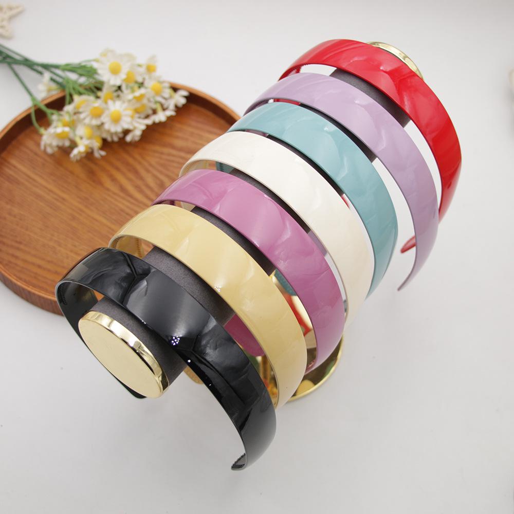 

Shiny 2.5cm Black Classic Women s Headband for Face Wash & Style