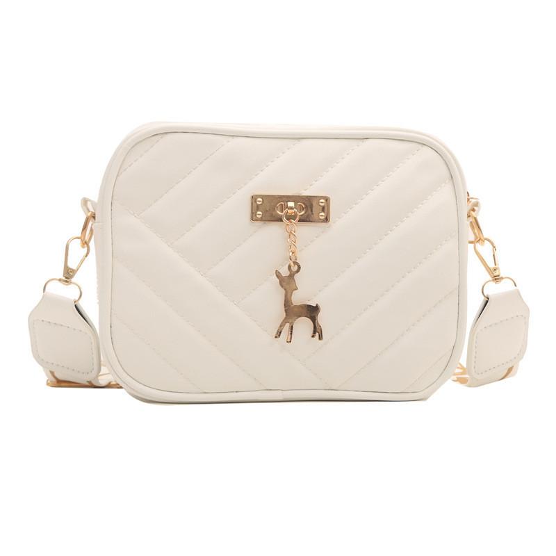 Chic Urban Minimalist Small Shoulder Bag For Women Summer 2024 Fashion белый