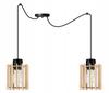 MODERN WOODEN LED CEILING HANGING LAMP
