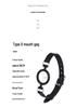 Silicone O-Ring Gag for BDSM, Female Slave Play, Deep Throat, Mouth Biting, Adult Ball Gag.