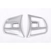Matte Chrome Interior Accessory Steering Wheel Button Cover Trim For BMW 3 4 Series F30 F34 GT 2014-2017