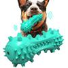 Dog Squeaky Dumbbell Chew Toy - Molar Stick Teeth Cleaning Bone Toothbrush for Puppies & Adult Dogs,