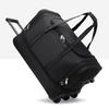 New Foldable Large-capacity Pull Rod Expansion Handbag Oxford Pull Rod Bag Multi-layer Storage Travel Bag Unisex Moving Bag