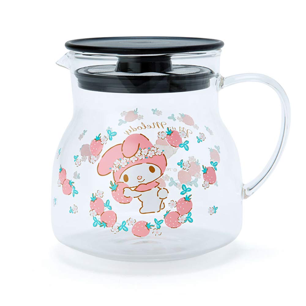

Стеклянный чайник Sanrio My Melody 370908, термостойкий (Время бранча)