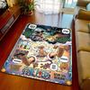 One Piece Anime Theme Carpet Rug Floor Mat Soft Surface Non Slip Base for Living Room Bedroom -QJY
