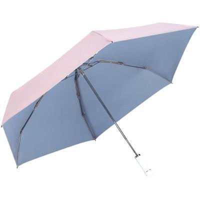 Women's Compact 5-Fold UV Protection Sun & Rain Umbrella