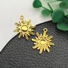 Pandantiv Charm Sol Lună Stea Aur Antich pentru Breloc sau Colier DIY