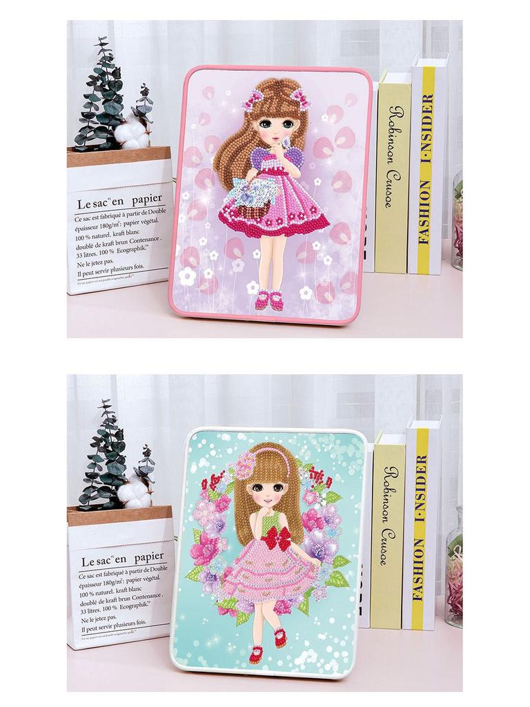Officially Licensed Children's Little Princess DIY Diamond Painting Kit with Frame