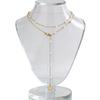 European and American Faux Pearl Geometric Necklace - Versatile Summer Jewelry for Women