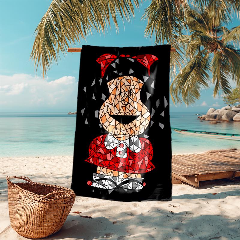 Mafalda beach towel Outdoor camping Beach towel for vacation swim Outdoor pool Absorbent bath towel