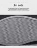 Men's Canvas Summer Breathable Casual Flat Shoes, Soft Sole Slip-On Black Work Shoes