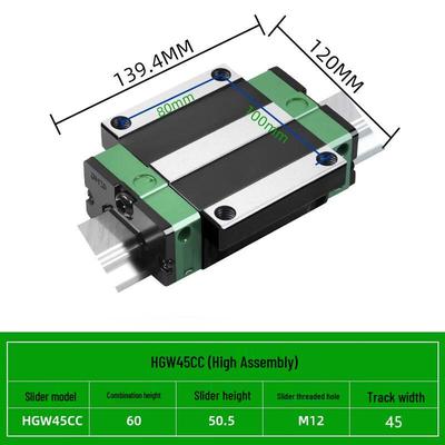 HGW45CC Linear Guide Rail Slider Flange Block