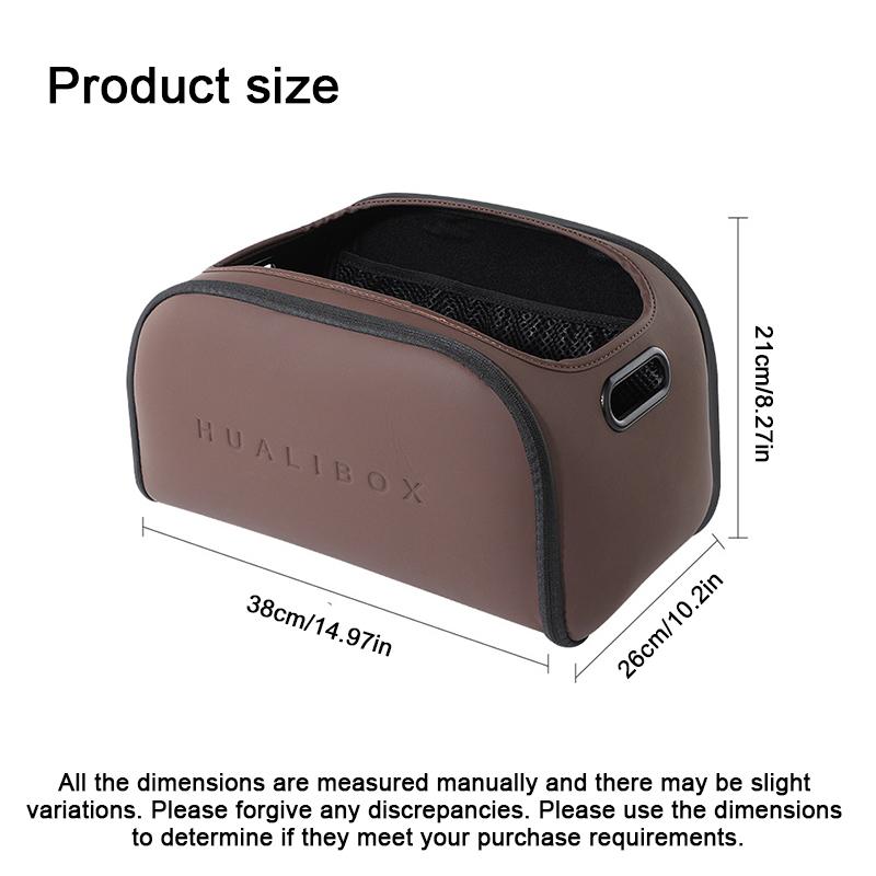 1pc car storage box co-pilot storage box multi-functional large opening storage artifact trunk light luxury storage box