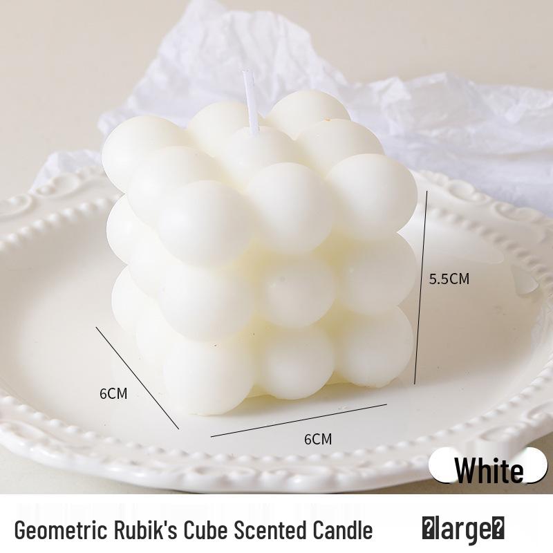 Shaping Magic Cube Aroma Candle: Elegant Home Decor & Unique Birthday Gift