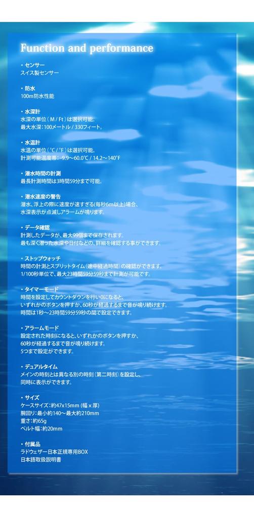 LAD WEATHER Watch with Depth Gauge and Temperature Perfect for and Snorkeling Regular Diver's Gauge, Swimming, Diving, (Black, LCD)