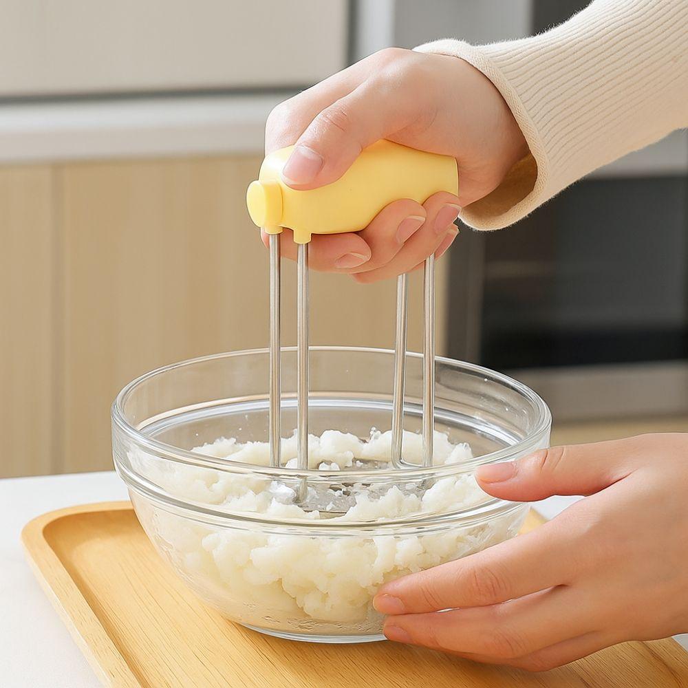 Manual Potato Masher Durable Kitchen Gadget Multipurpose Food Masher  Complementary Food