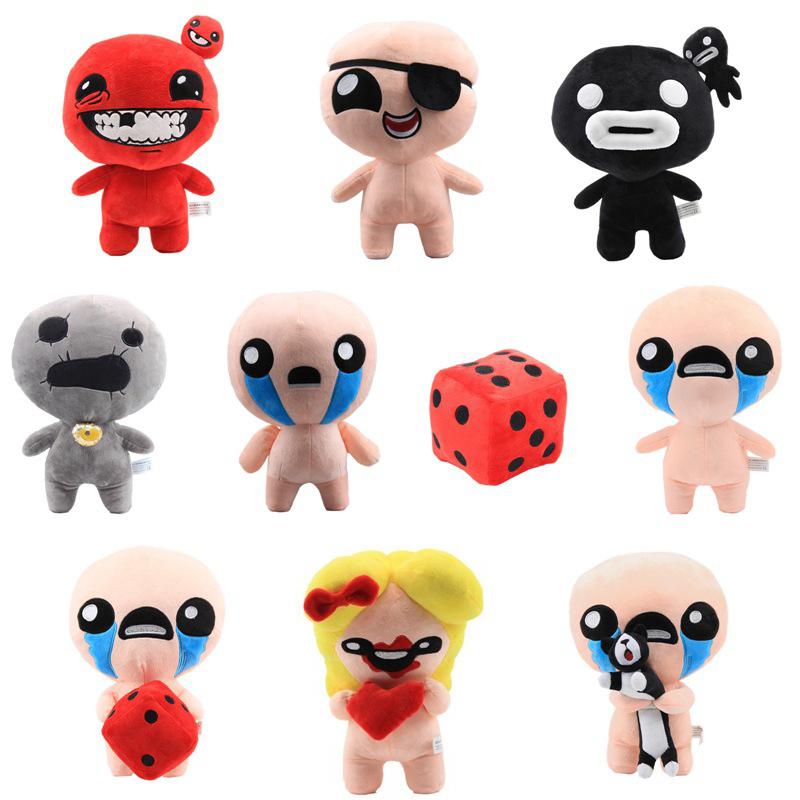 1pcs Game The Binding of Isaac Plush Toy Afterbirth Rebirth Cartoon Cute ISAAC Stuffed Doll Sleeping Pillow Cosplay Fans Gifts