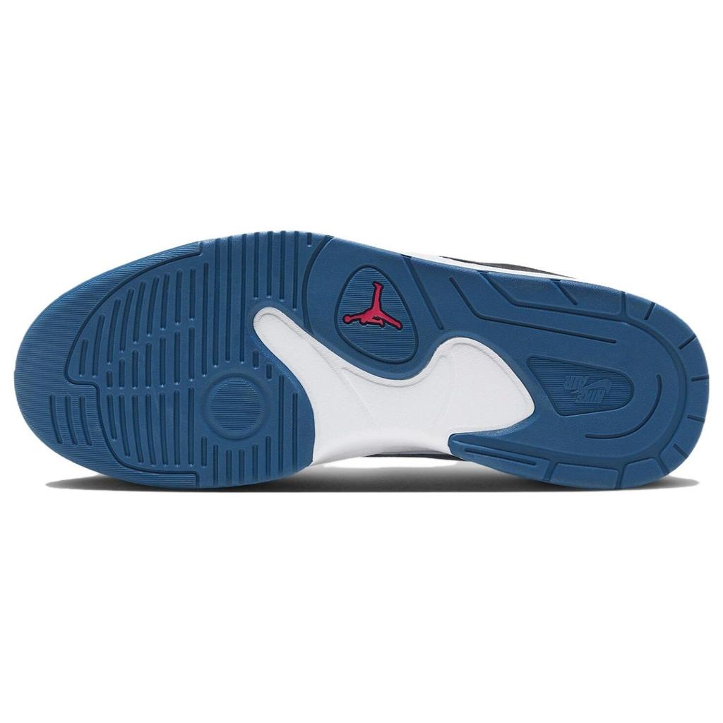 Jordan Stadium 90 Leder Bequeme Rutschfeste Abriebfeste Low-Top Sneakers Unisex-Sneakers Weiß FV8116-141