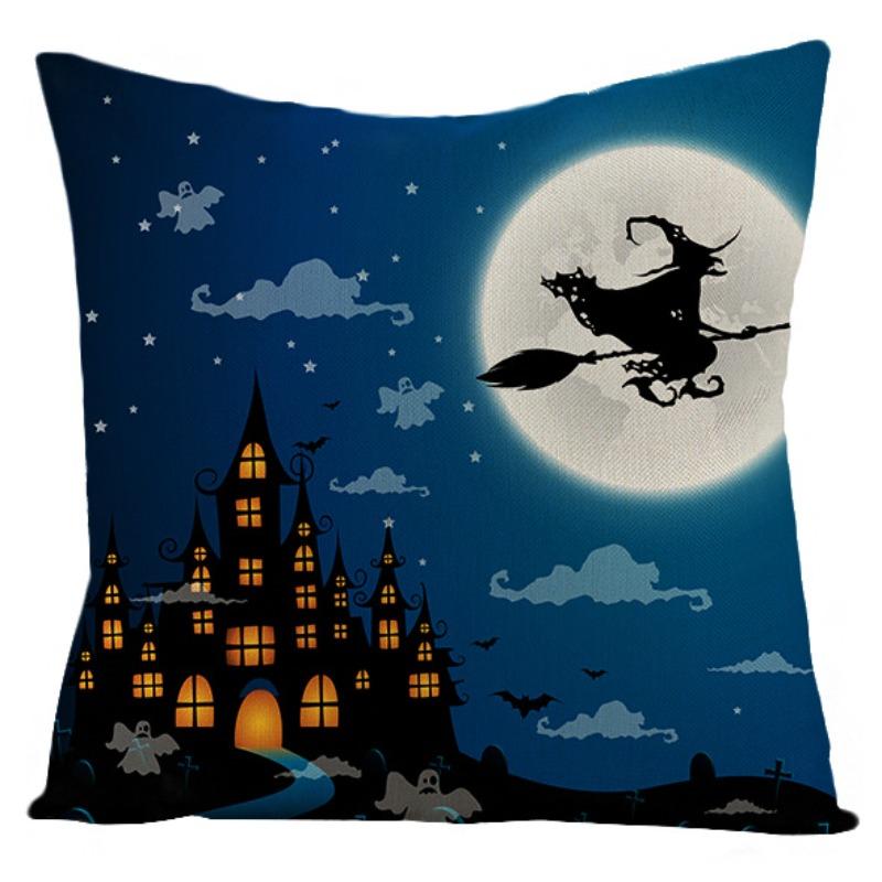 New Halloween Throw Pillow Cover Nordic Festival Home Decor Sofa Cushion Cover