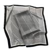 Luxury letter scarf printed silk scarf 71cm plaid small square scarf women's scarf hair tie bag high-end headscarf