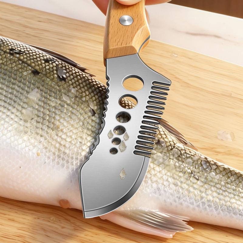 Cortador de Verduras 3 en 1 de Acero Inoxidable Mango Ergonómico Rebanador de Cebolleta Picadora de Hierbas para Picnic Cocina al Aire Libre