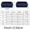 Dog Bed Dog Plush Pet Bed Winter Thickened Pad Dog Sleeping Bed Sofa Removable Pad Dog Small Large Dog Square Kennel