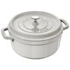 Staub La Cocotte Cast Iron Round 24cm White
